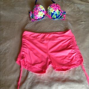 Pink fuschia swim shorts !!
